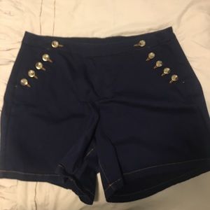 Lane Bryant Side Button Shorts